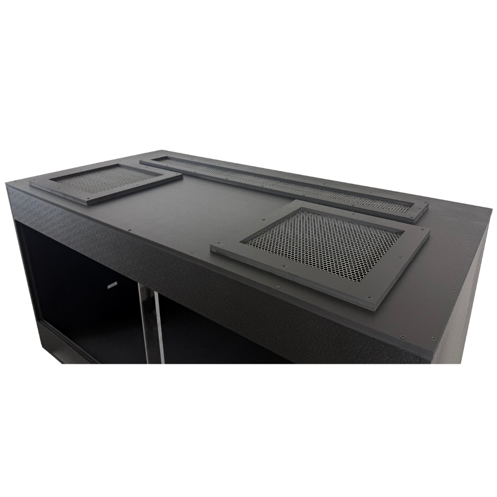 48"x24"x24" / 4'x2'x2' with 7" Substrate Board Premium PVC Reptile Enclosure