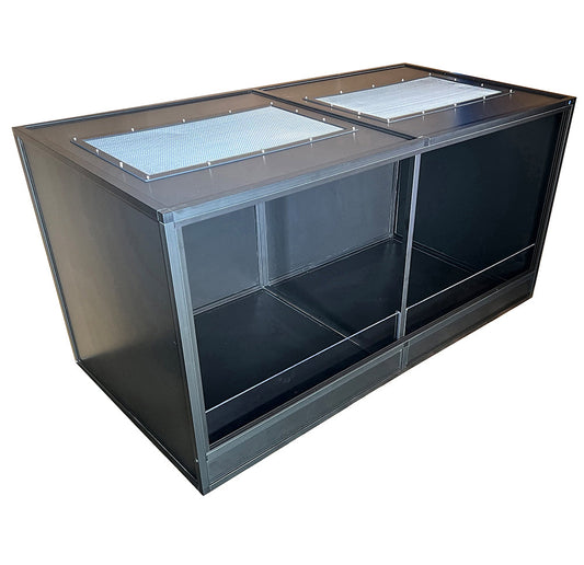 Essential 6 x 3 x 3 PVC and Aluminum Enclosure with full screen top