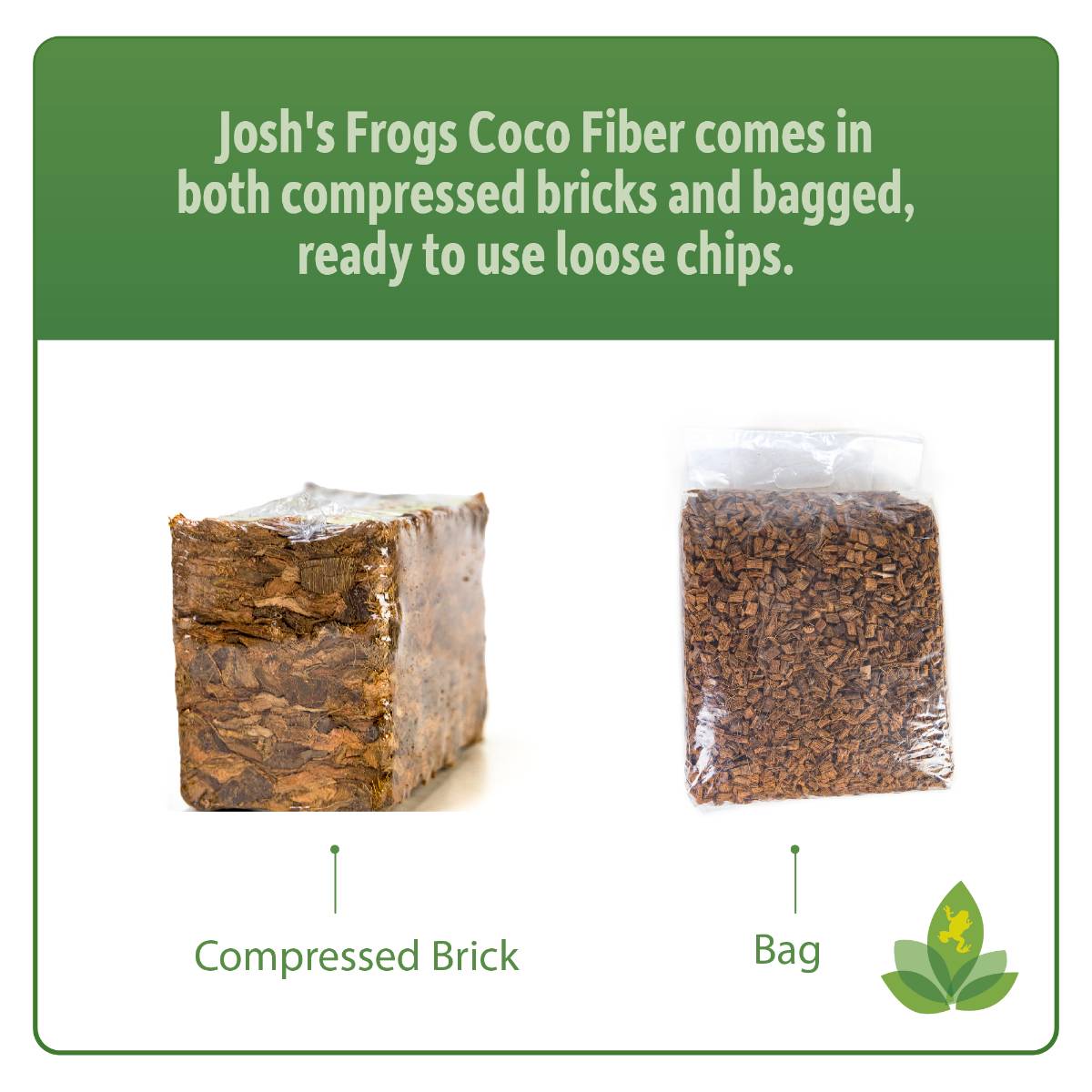 Josh's Frogs Coco Husk Brick (3 pack)