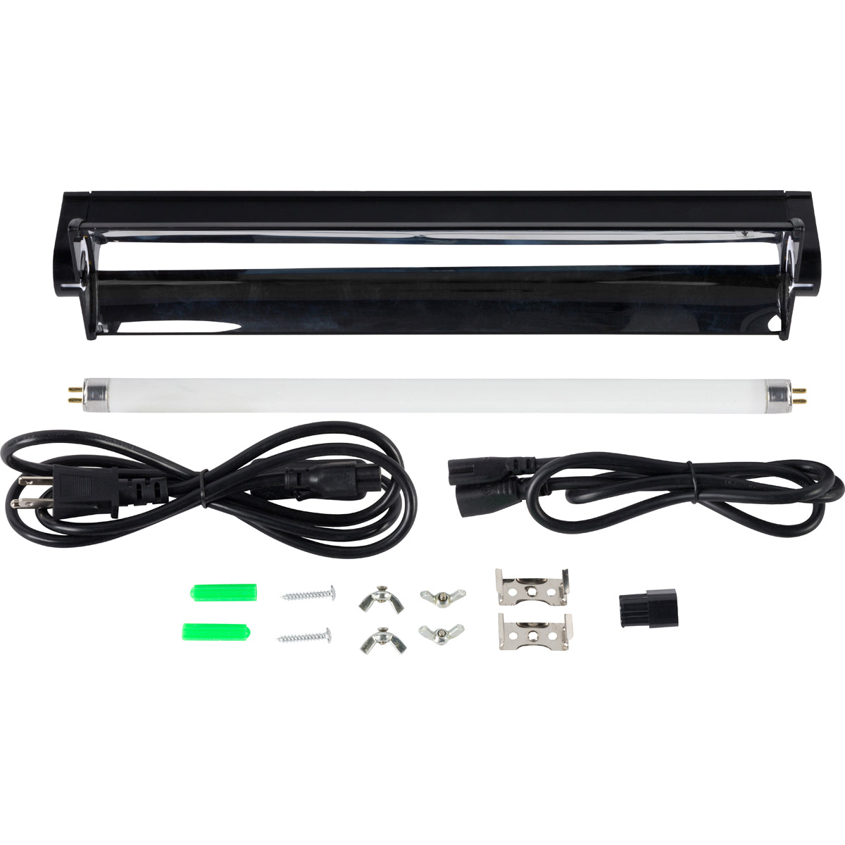 REPTILE SYSTEMS Eco T5 High-Output Linear UVB Lighting Combo Kit, Hood Fixture and T5HO Bulb, Reflector Lamp for Ferguson Zones 1-3
