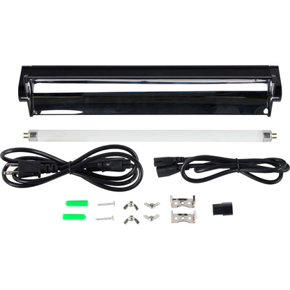 REPTILE SYSTEMS Eco T5 High-Output Linear UVB Lighting Combo Kit, Hood Fixture and T5HO Bulb, Reflector Lamp for Ferguson Zones 1-3
