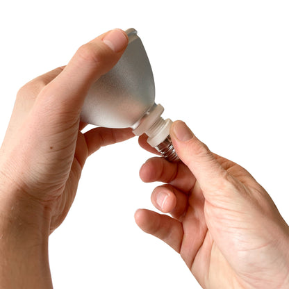 REPTILE SYSTEMS Eco Halogen Lamp - White, Dimmable Basking Light for Reptiles, Efficient Heating and Reusable Reflector Unit - Replace Only Inner Bulb When Needed!