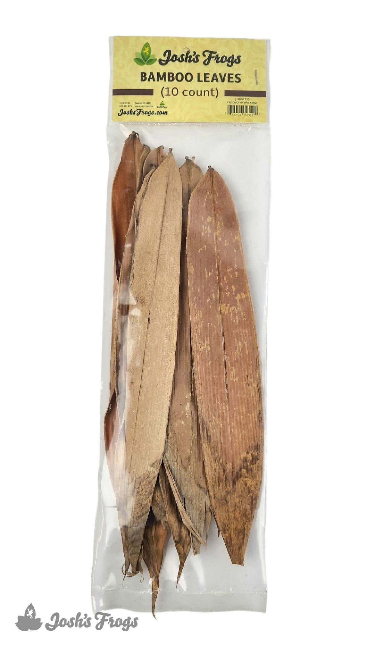 Josh's Frogs Dried Bamboo Leaf Litter (10 leaves)