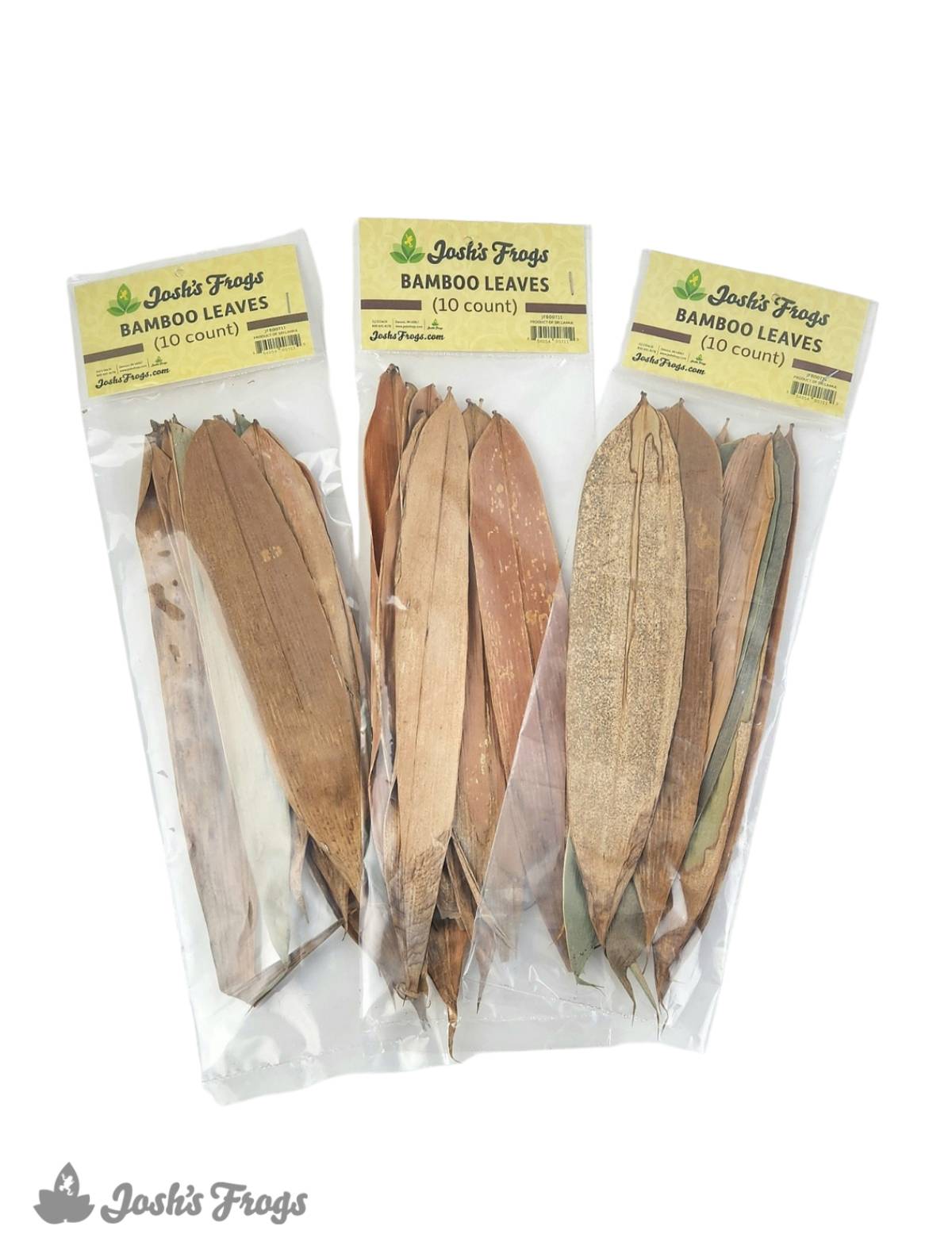Josh's Frogs Dried Bamboo Leaf Litter (10 leaves)