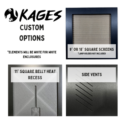 48"x24"x24" / 4'x2'x2' with 7" Substrate Board Premium White PVC Reptile Enclosure