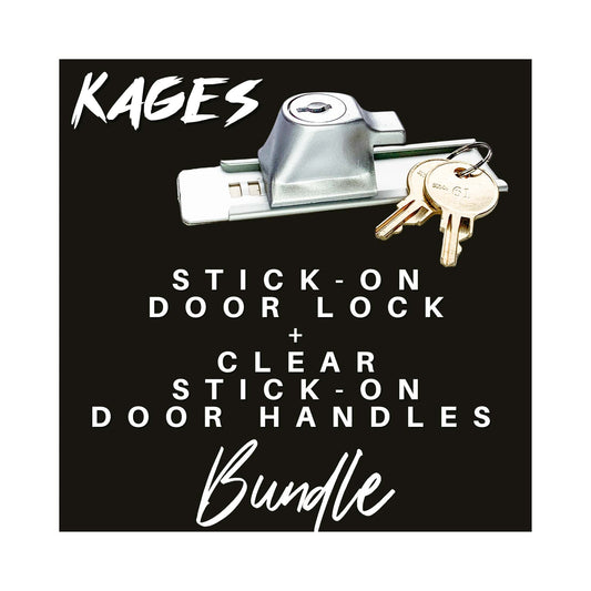 Stick-On Lock & Door Handles Bundle