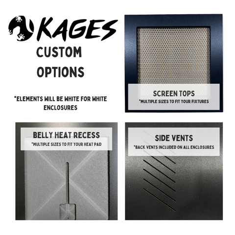 30"x16"x16" Premium PVC Reptile Enclosure