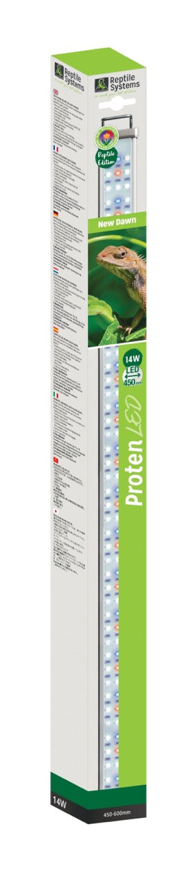 REPTILE SYSTEMS Full-Spectrum New Dawn Proten LED Lamp for Terrarium, 6500K Plant Grow Light