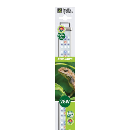 REPTILE SYSTEMS Full-Spectrum New Dawn Proten LED Lamp for Terrarium, 6500K Plant Grow Light