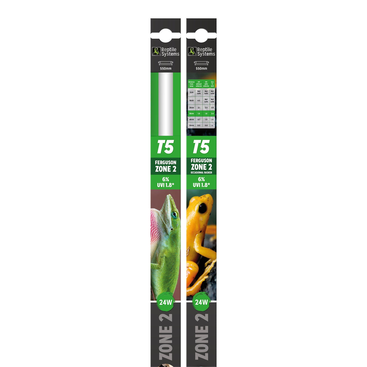 REPTILE SYSTEMS Eco T5 High-Output Linear UVB Lighting, Lamp for Ferguson Zones 1-3