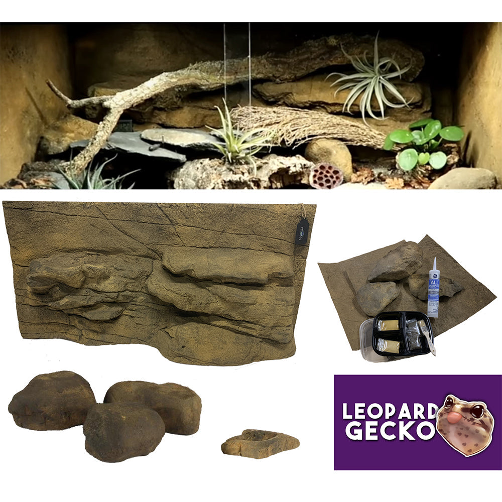 The Gizmo – 3 Foot Reptile Décor Kit - No Plants Option