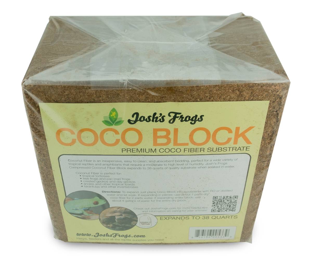 Josh's Frogs Coco Cradle Block (5 kg / 38 quarts)