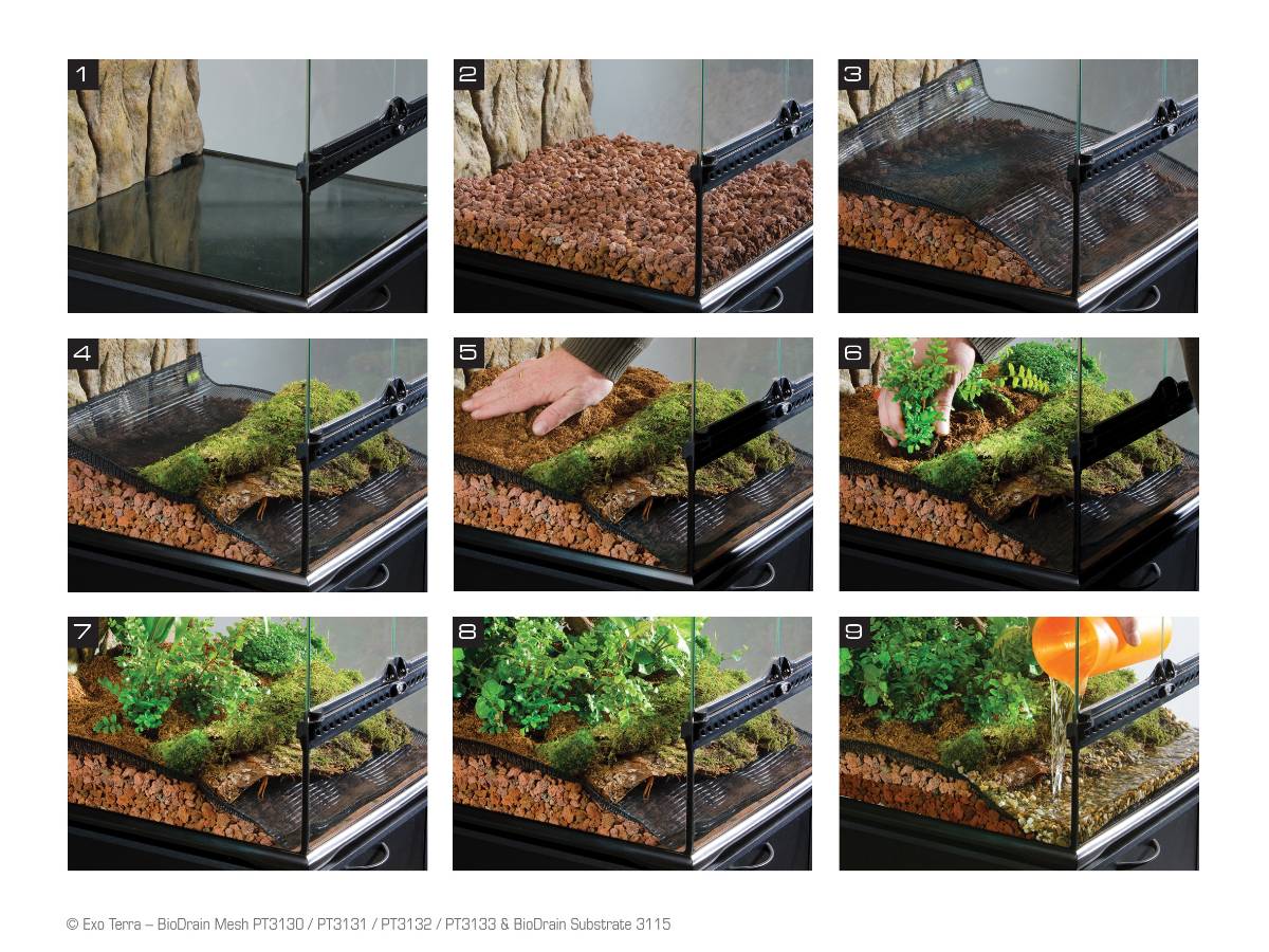 Exo Terra Bio Drain Terrarium Draining Substrate (2.6 Quarts/4.4 lbs)