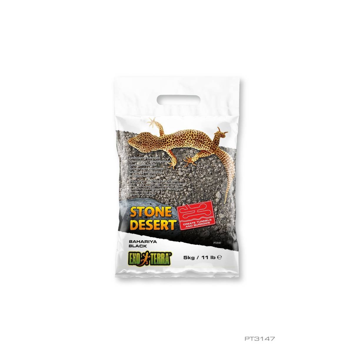 Exo Terra Stone Desert Landscaping Substrate (Bahariya Black - 11 lbs)