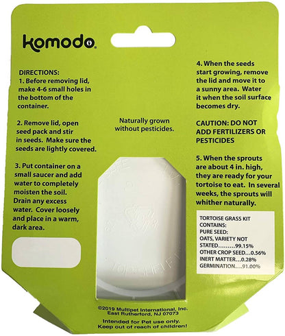 Komodo Grow-Your-Own Tortoise Grass Kit