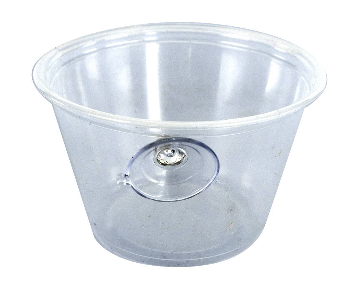 Mounted Suction Feeding Cup for Geckos (4 oz Cup)