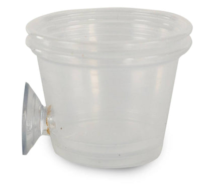 Mounted Suction Feeding Cup for Geckos (1 oz Cup)