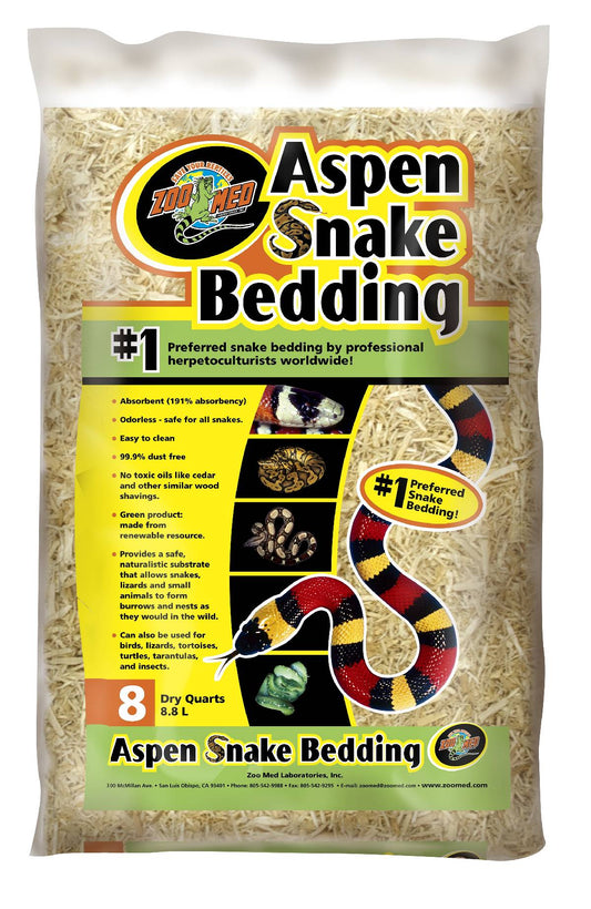 Zoo Med Aspen Snake Bedding (8 Quarts)