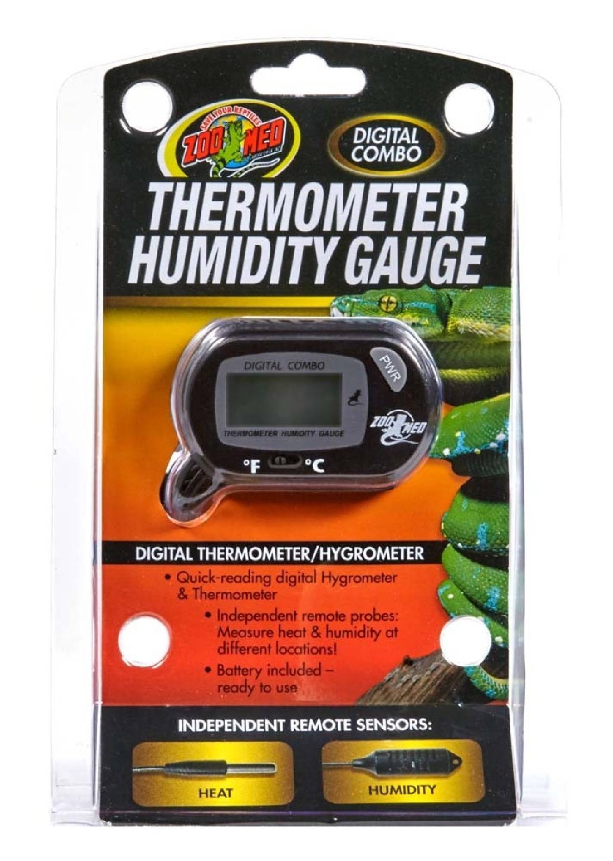 Zoo Med Digital Thermometer Humidity Gauge