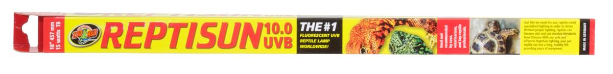Zoo Med ReptiSun 10.0 UVB Fluorescent T8 Bulb (18", 15 Watt)